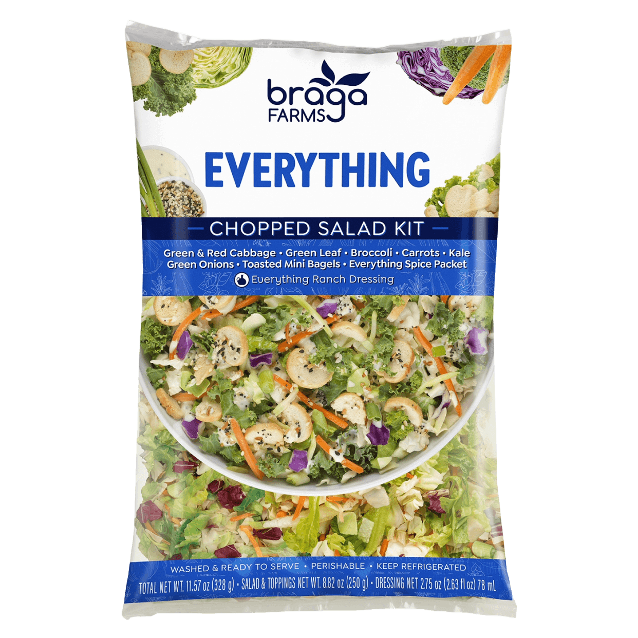Everything Chopped Salad Kit Braga Fresh