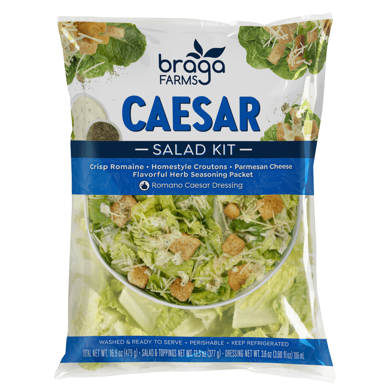 Caesar Salad Kit Braga Fresh Caesar Salad Kit Braga Fresh